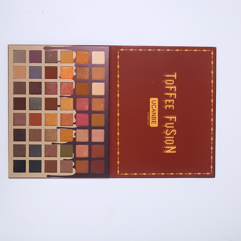 UCANBE toffee 48 Color eyeshadow Tray Milk tea brown chocolate Earth color cross-border European and American products