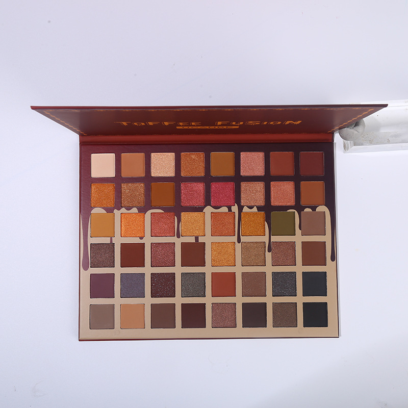 UCANBE toffee 48 Color eyeshadow Tray Milk tea brown chocolate Earth color cross-border European and American products