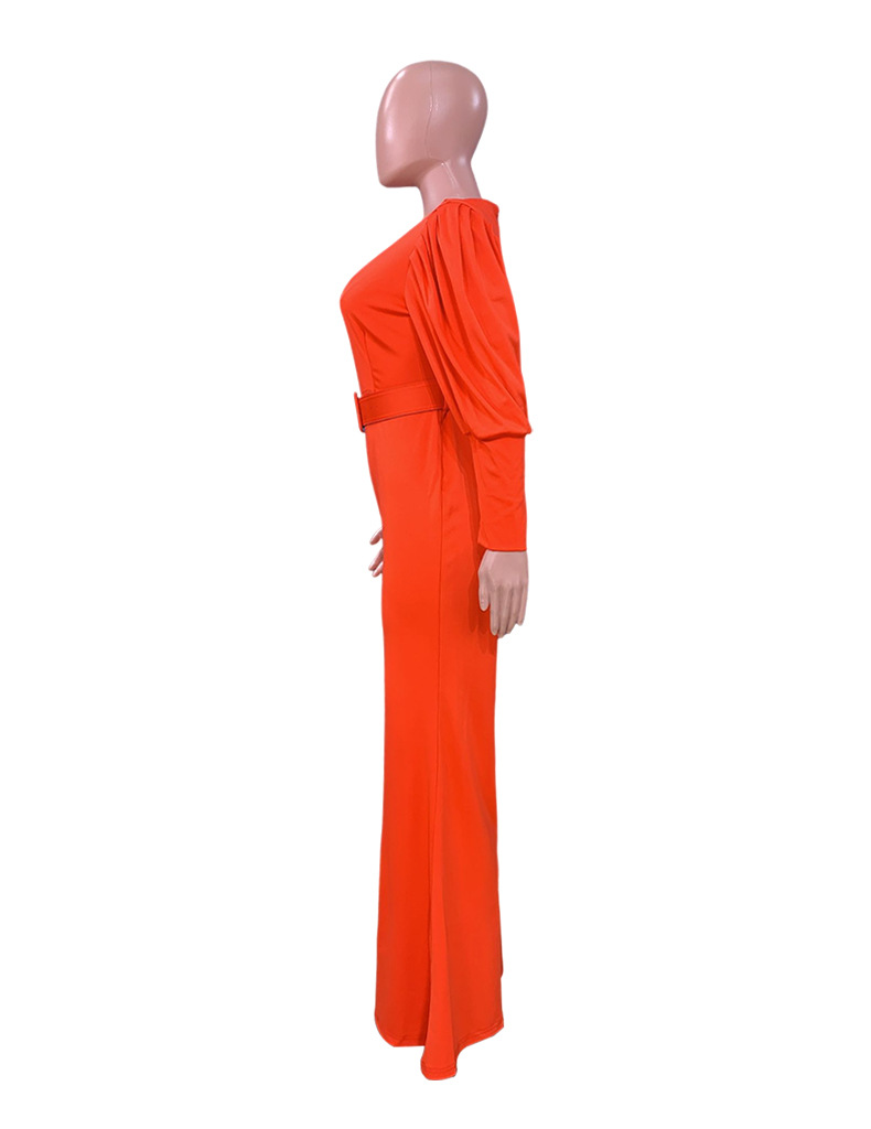 FC811 Spot 2022 Amazon Spring Wear European and American women V-neck long sleeve high waist fashion romper