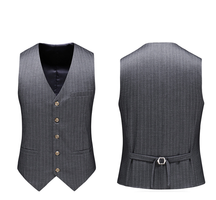 Men's suit foreign trde business coat 3pcs coat trousers and waistcoat 2xl 3xl 54/60