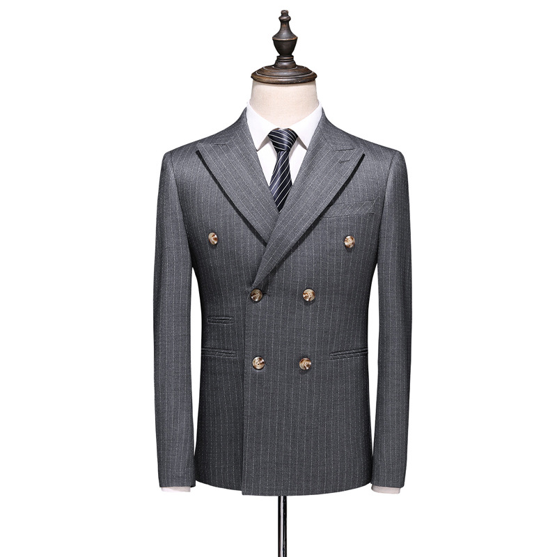 Men's suit foreign trde business coat 3pcs coat trousers and waistcoat 2xl 3xl 54/60