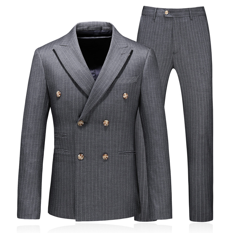 Men's suit foreign trde business coat 3pcs coat trousers and waistcoat 2xl 3xl 54/60