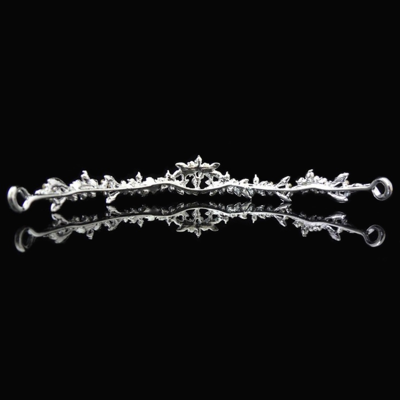Fashion Classic Sparkly Flower Crystal Rhinestone Crown Shinning Tiara Wedding Prom Bridesmaid