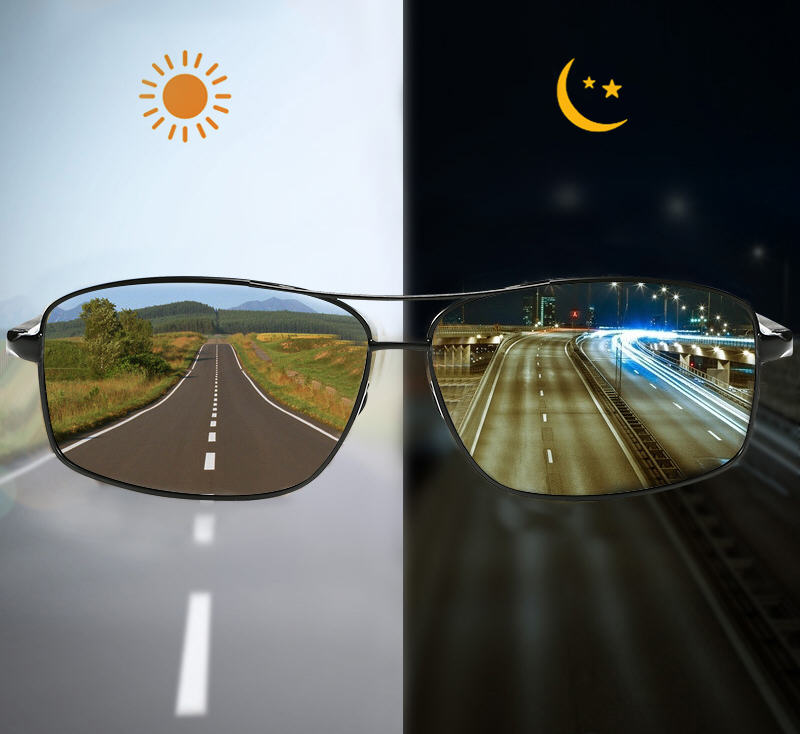 Top Photochromic Sunglasses Men Polarized Chameleon Glasses Driving Goggles Anti-glare Sun Glasses
