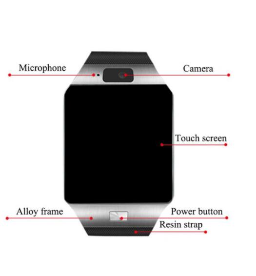 M.S Wearable Smartwatches DZ09 Camera SIM/TF Bluetooth Smart Watch Multifunction Digital WristWatch