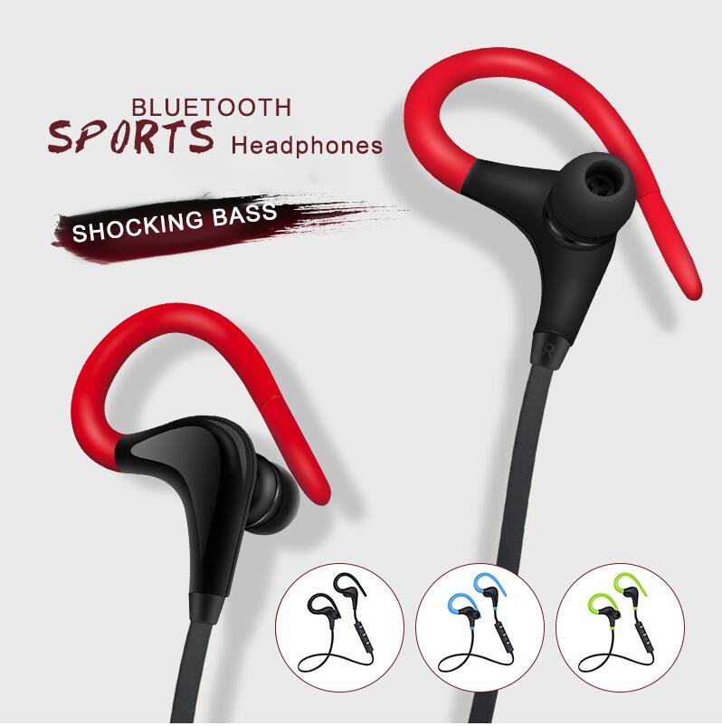 MS Bluetooth Earphones Wireless Earphones headset Sports ear-hook noise reduction phones huawei