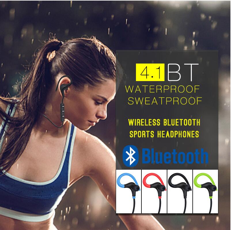 MS Bluetooth Earphones Wireless Earphones headset Sports ear-hook noise reduction phones huawei