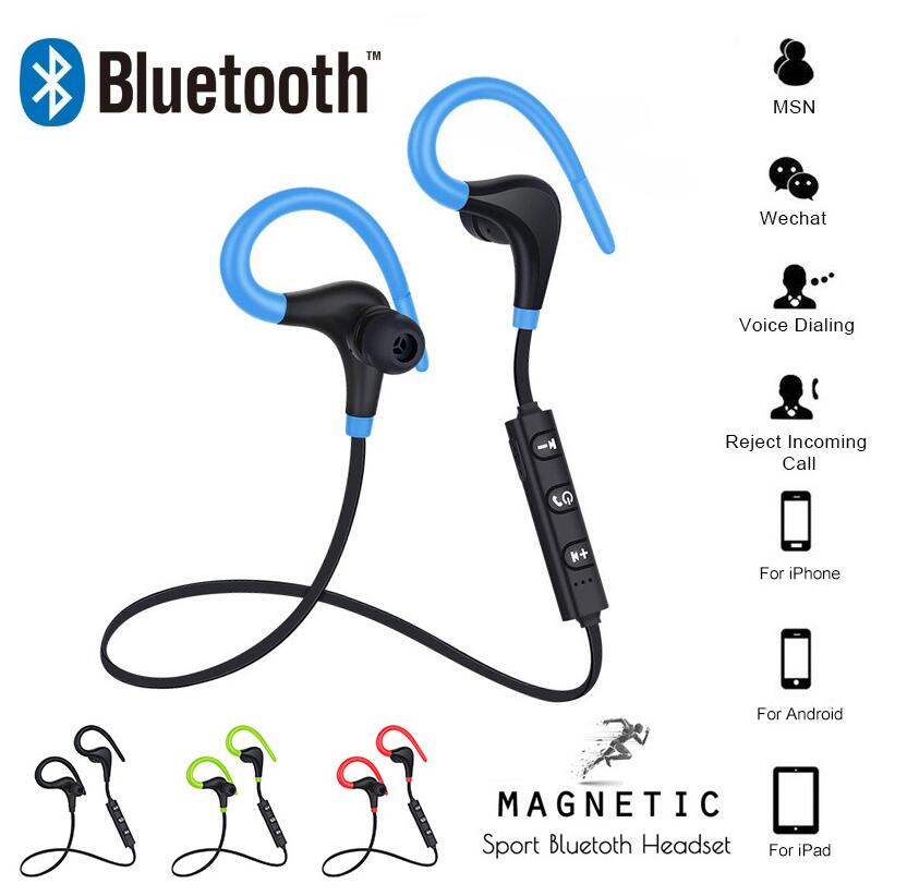 MS Bluetooth Earphones Wireless Earphones headset Sports ear-hook noise reduction phones huawei