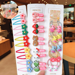New Arrivals  30PCS Children’s hairpin girl’s hairband headband girl’s rubber band headband hair clip style1 FREE SIZE