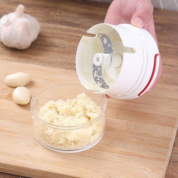 170ml/500ml Mini Kitchen Garlic Press Vegetable Fruit Twist Shredder Meat Chilli  Grinder Go Home