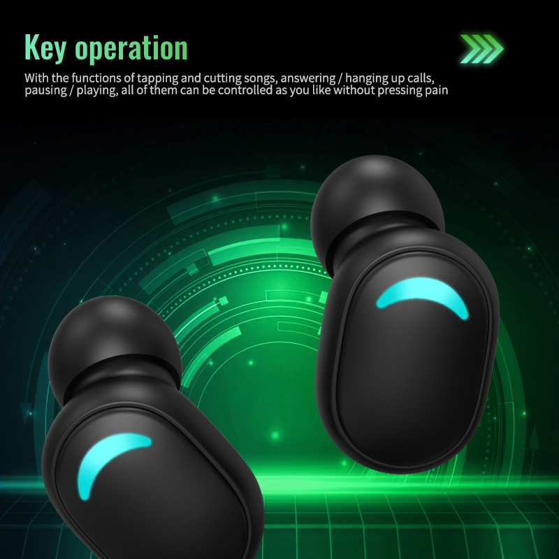 G7S Newest Colorful Gaming Music TWS Wireless Bluetooth Earphones With Charging Bin Full Frequency