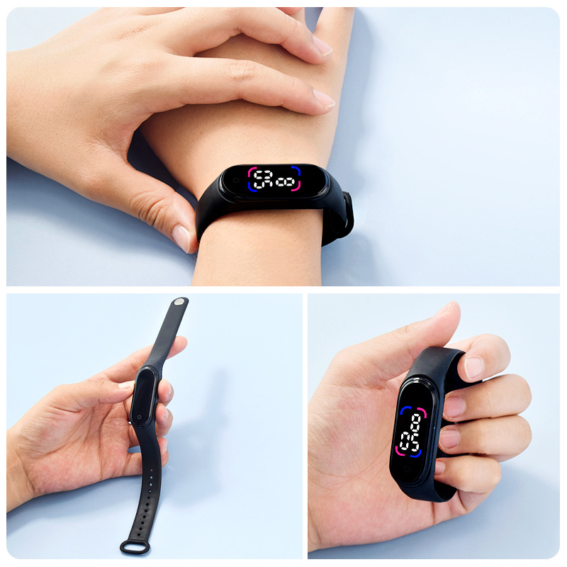 Men Watch Kids Watch Bracelet Led Digital Sport Wrist Watch For Man Woman Kids Electronic Clock