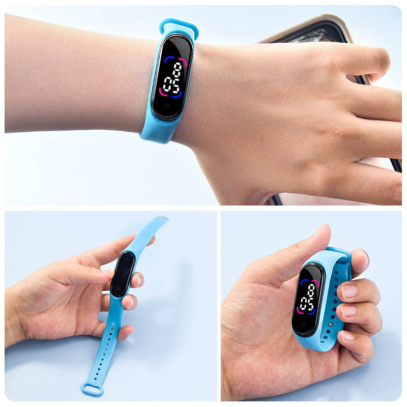 Men Watch Kids Watch Bracelet Led Digital Sport Wrist Watch For Man Woman Kids Electronic Clock