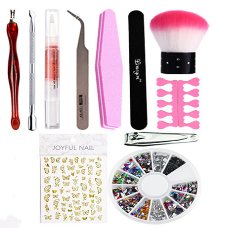 54W/120W Nail Lamp Manicure Set Nail Polish Kit With UV Nails Drying Lamp Polish Set Soak Off Manicure Tools Set Gel Nail Kits  GO HOME