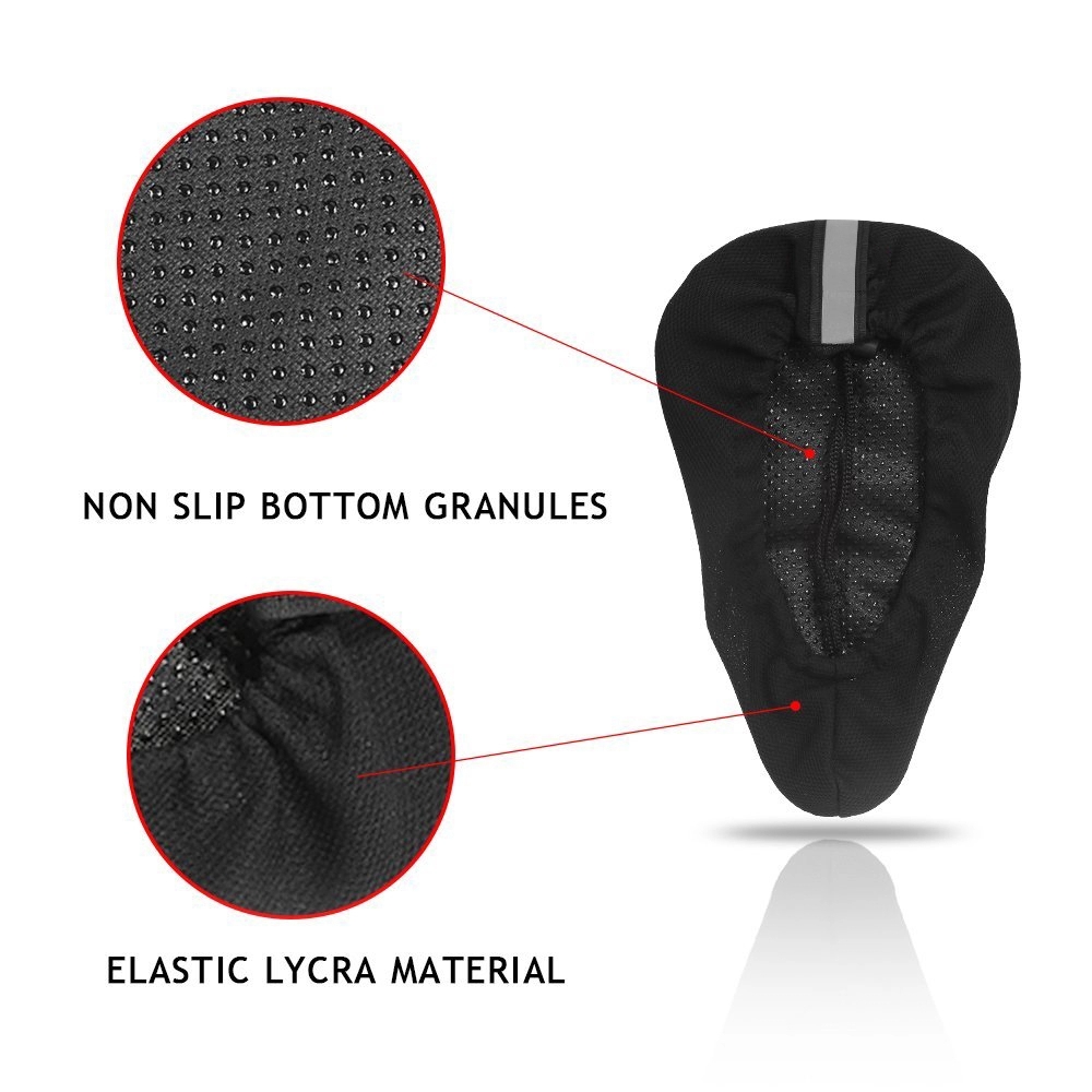 Mountain Bike Cycling 3D Pad Bicycle Soft Saddle Seat Cover Bike Cushion  Bicycle Accessorie