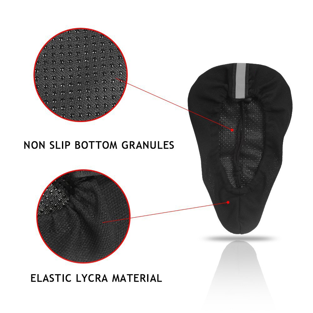 Mountain Bike Cycling 3D Pad Bicycle Soft Saddle Seat Cover Bike Cushion  Bicycle Accessorie