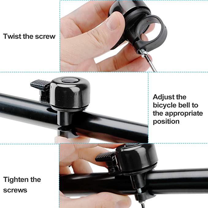 2pcs Bike Bell Bicycle Bell Bike Bells for Adults and Kids Crisp Loud Melodious Sound Mountain Road