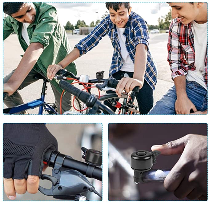2pcs Bike Bell Bicycle Bell Bike Bells for Adults and Kids Crisp Loud Melodious Sound Mountain Road