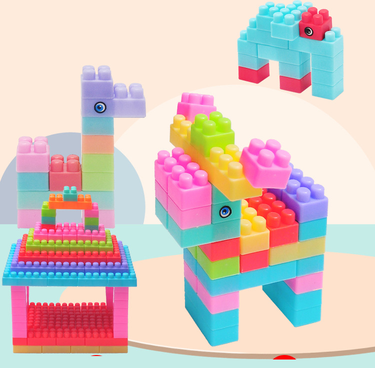 108 Pcs Kids Children DIY Puzzle Building Blocks Learning Educational Toys christmas gifts