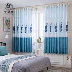 1PC Cloth Curtain Home Decor  Room Bedroom Bed Shower Bathroom Living Door Drapes Window Curtains Printed Style Style 1 1M(L) x 2M(H)