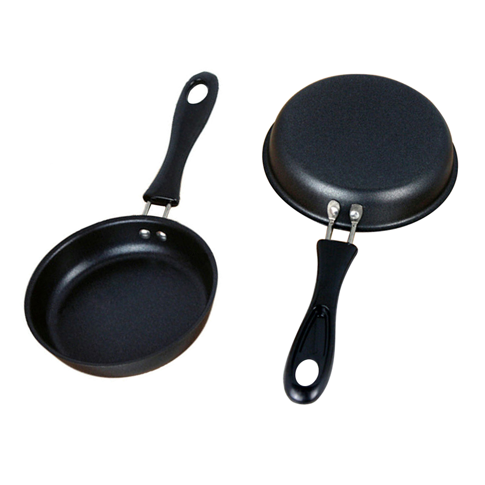 One Egg Small Mini 12cm Frying Pan Frypan Fry Pan Non Stick Pendeford Skillet, Long Handle