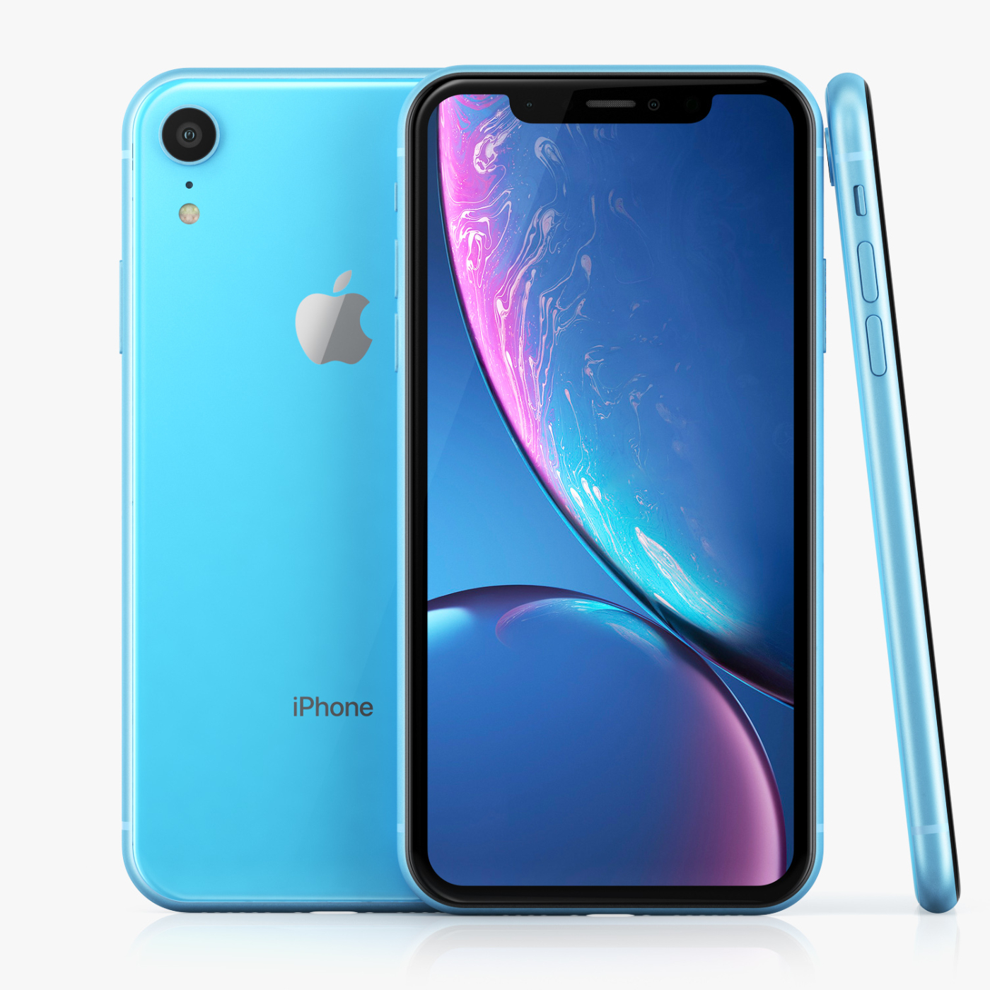 Refurbished iphone XR 128G+3G 12MP 6.1 inch smart mobile without Face ID unlock Original iPhone XR