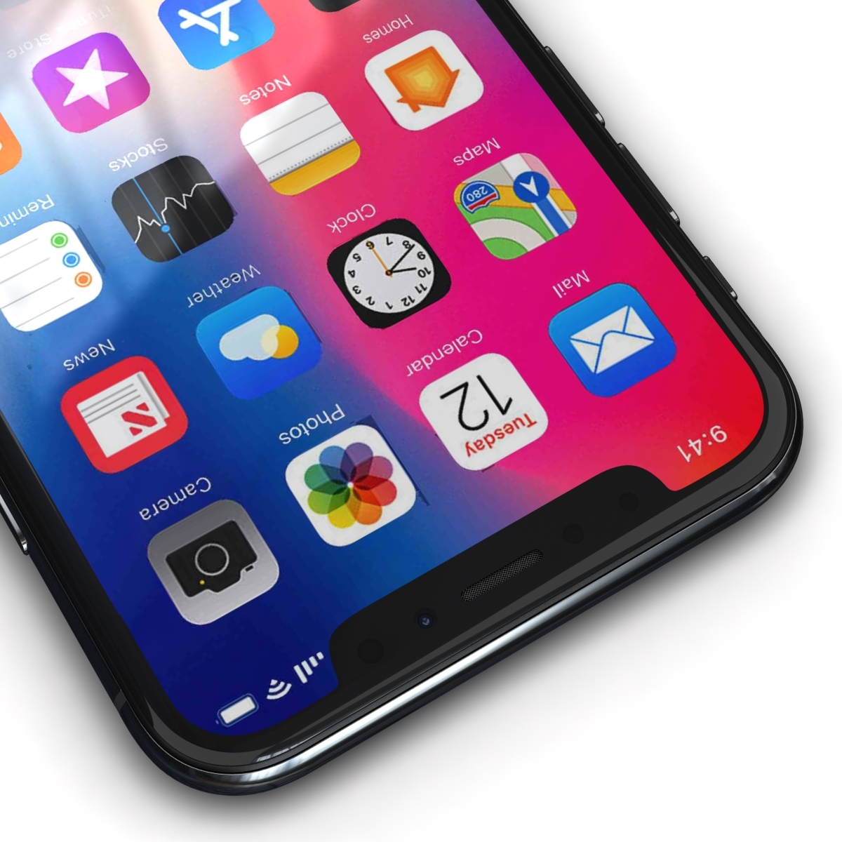 Refurbished Original 99%New Apple iPhone X 256GB/64GB+3GB+Face ID 5.8-inch 2716 mAh Battery Smartphone iPhone x Hexa Core iOS A11 Dual 12MP+7MP camera Unlocked 2436x1125-pixel resolution