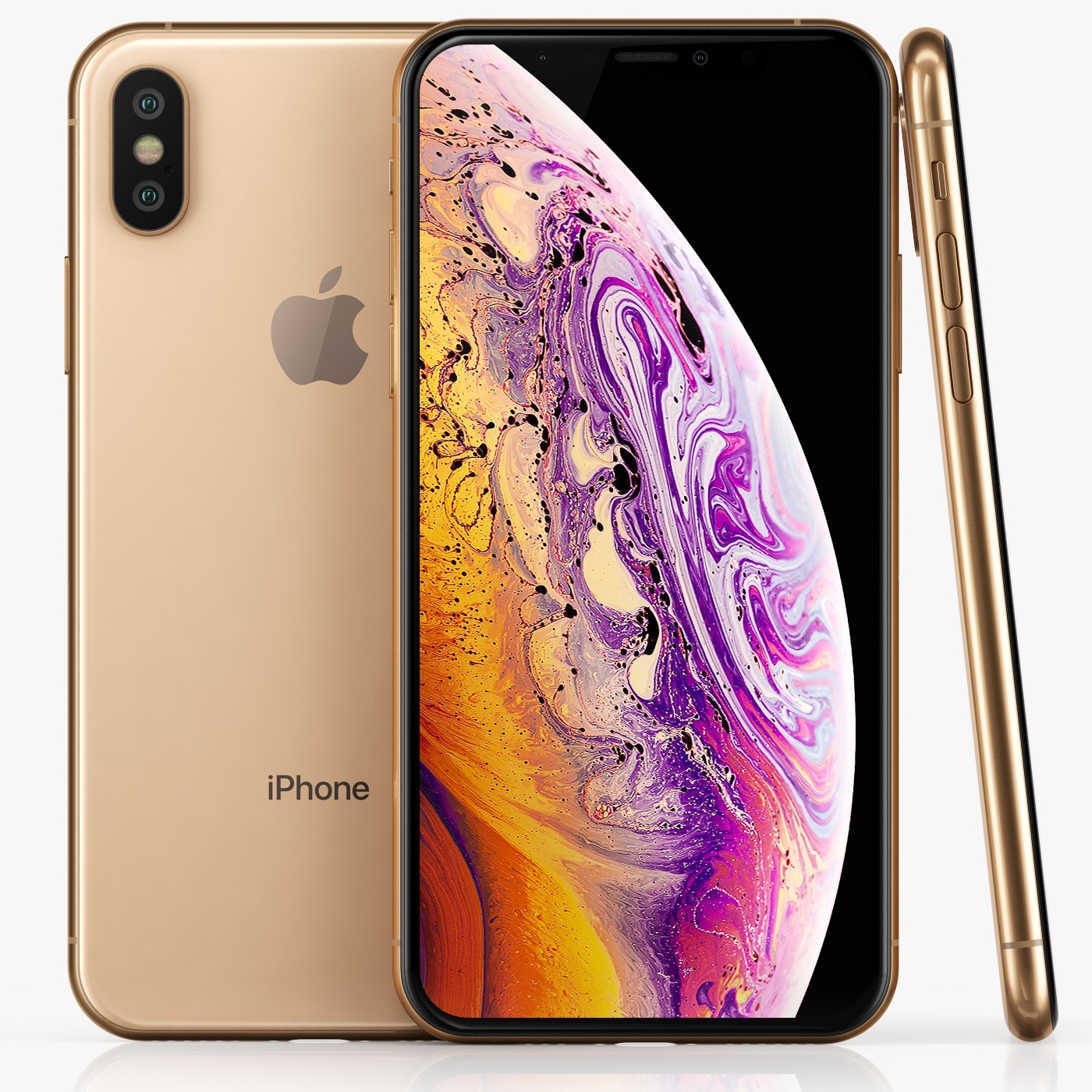 14474400 Refurbished Original Unlock 99new Iphone Xs 256gb4gb With Face Id 12mp Apple Iphone Xs Phone 5 8 Gold 256g