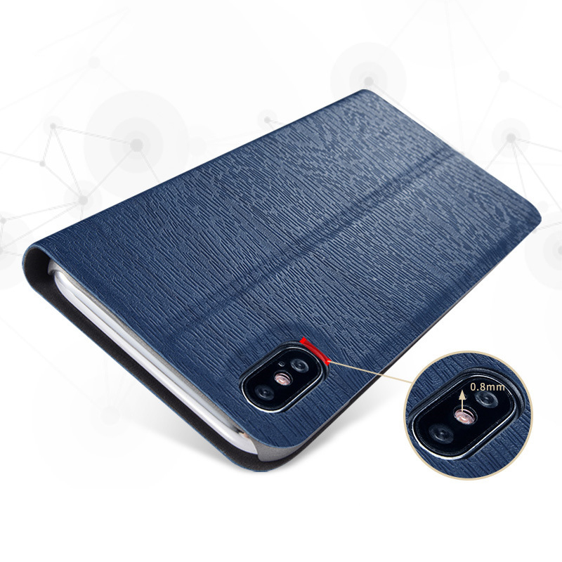 Magnetic Leather Flip Book Wallet Cover For iPhone 5 5s 6 6s 7 8 plus X XR Card Holder Stand Cover