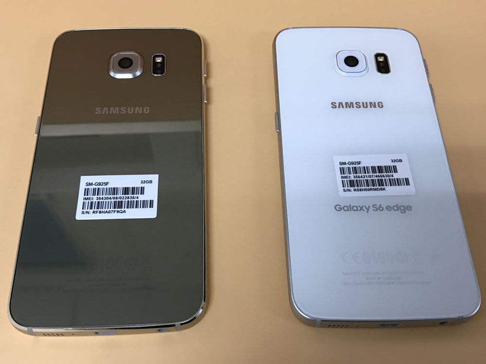Refurbished 99%New Samsung Galaxy S6 edge Perfect screen 32GB+3GB 5.1-inch with Fingerprint unlock original Smart Phone 16MP+5MP Camera Samsung s6 edge mobile phone 2G/3G/4G Network