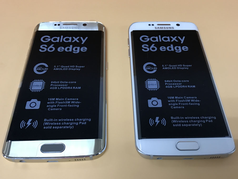 Refurbished 99%New Samsung Galaxy S6 edge Perfect screen 32GB+3GB 5.1-inch with Fingerprint unlock original Smart Phone 16MP+5MP Camera Samsung s6 edge mobile phone 2G/3G/4G Network