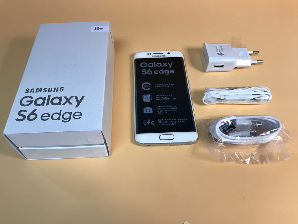Refurbished 99%New Samsung Galaxy S6 edge Perfect screen 32GB+3GB 5.1-inch with Fingerprint unlock original Smart Phone 16MP+5MP Camera Samsung s6 edge mobile phone 2G/3G/4G Network