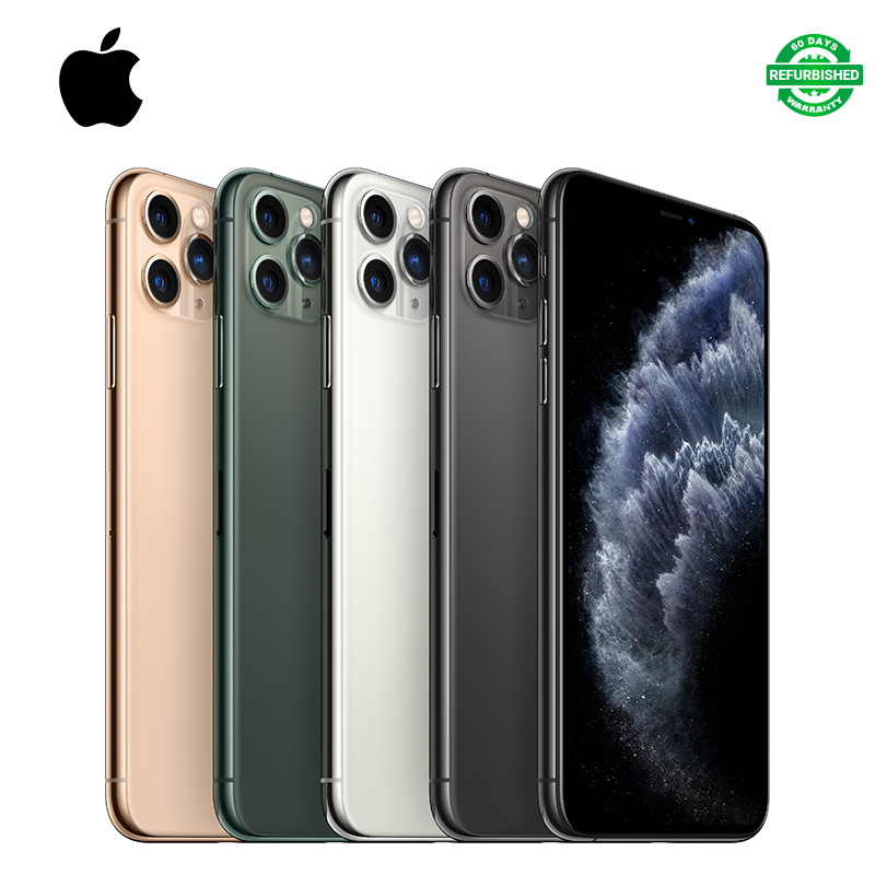 Refurbished Apple iPhone 11 Pro Max 256GB+4GB 6.5&apos;&apos; with Face ID Screen waterproof unlock Smartphone