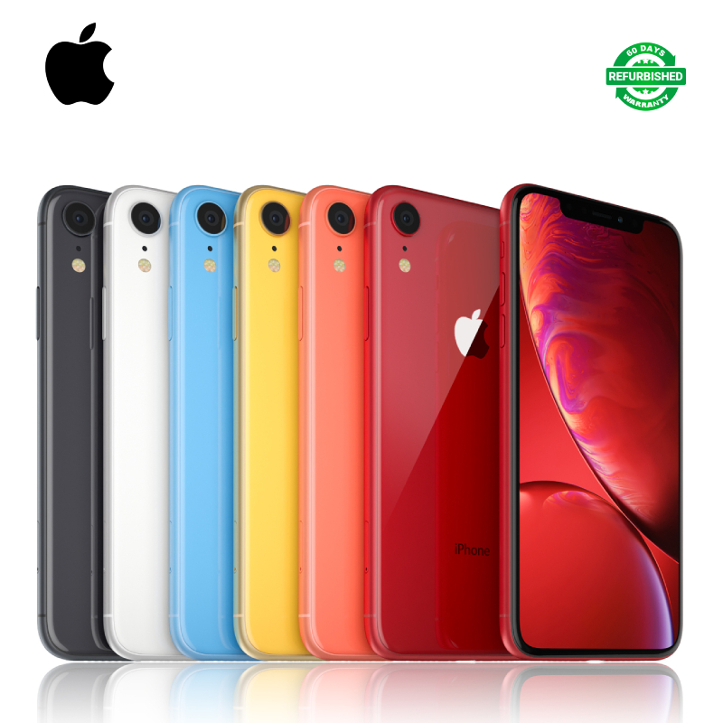 Refurbished iphone XR 128G+3G 12MP 6.1 inch smart mobile without Face ID unlock Original iPhone XR