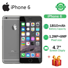Refurbished  Apple iPhone 6 64GB/32GB/16GB+1GB 4.7-inch 1810mAh Battery without Fingerprint 8MP+1.2MP Camera unlocked smart phone iPhone6  A8 chip smartphone