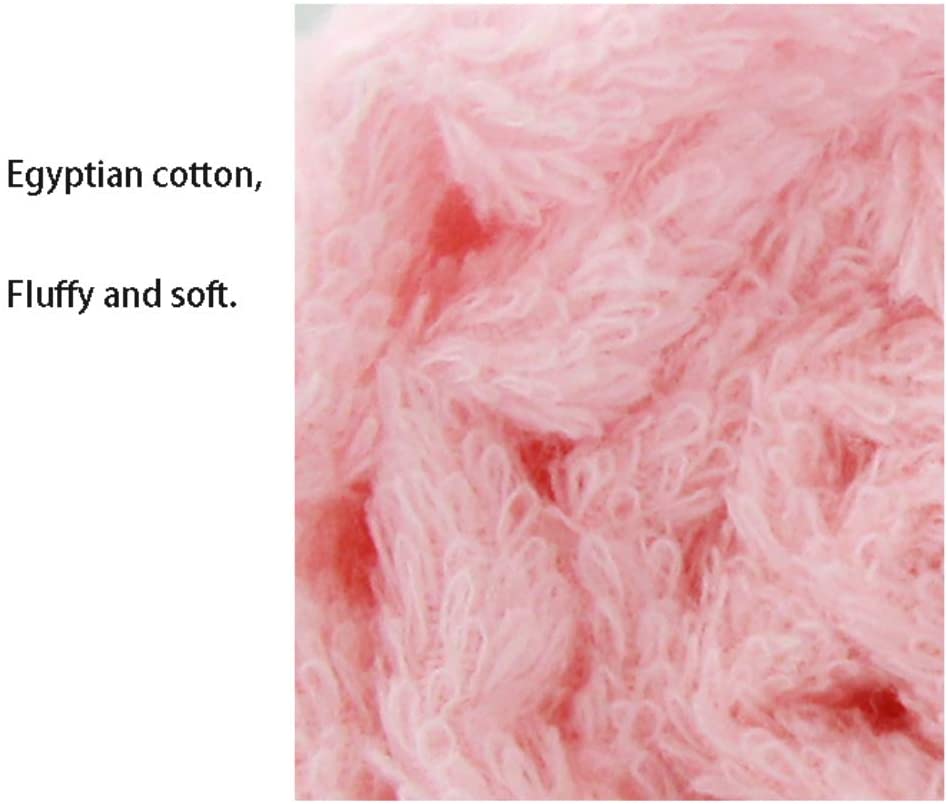 2pcs Cotton Solid Towel Extra Soft and Thin for Baby Bathroom Wash 29.1" x 13.4" Random Color