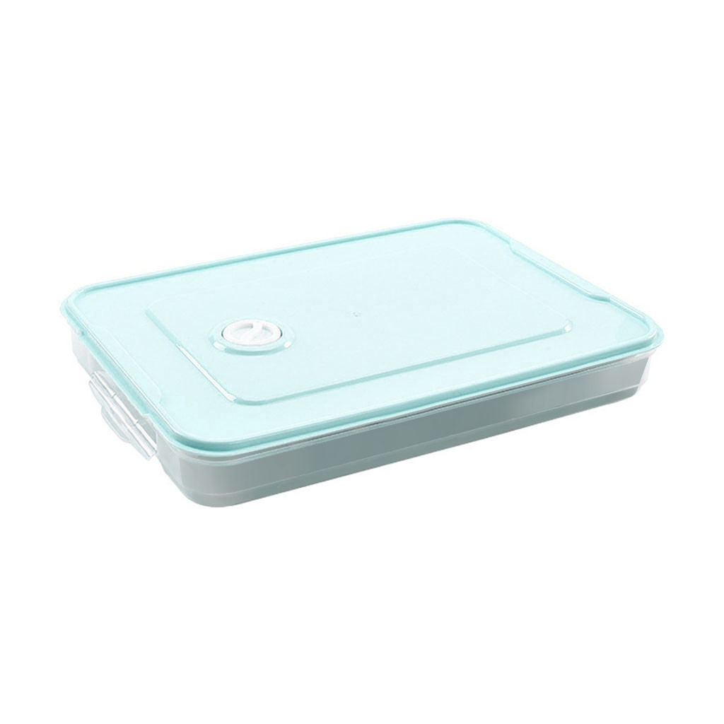 2pcs Refrigerator Plastic Food Dumplings Storage Container home organizer accessories