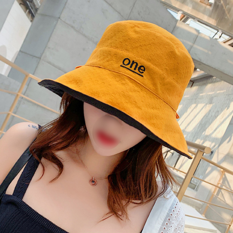 Outdoor Sun Canvas Hat Summer Double-Sided Ladies Sun Hat Fashion Sun Hat