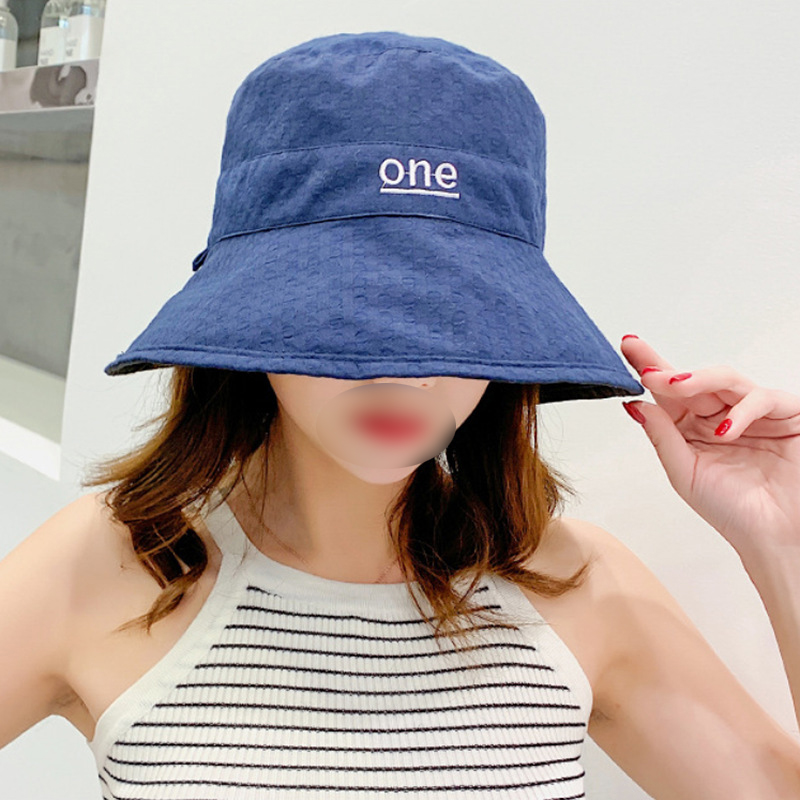 Outdoor Sun Canvas Hat Summer Double-Sided Ladies Sun Hat Fashion Sun Hat