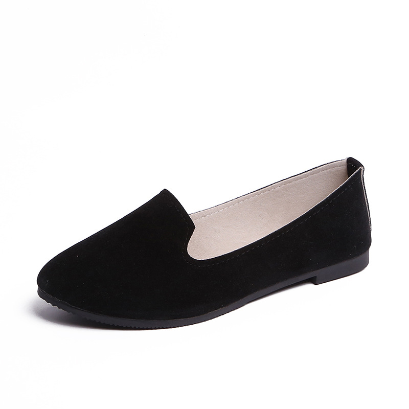 Women Fashion Flat Shoes Ladies Shoes Single Shoes, Multi-color Work Shoes, Women&apos;s Pregnant Shoes