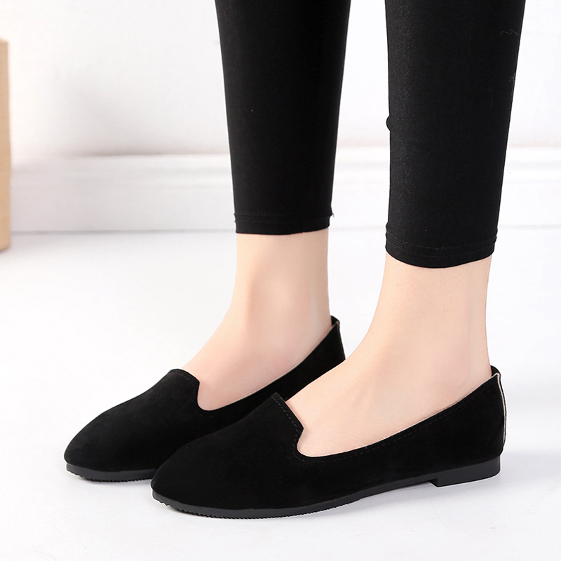 Women Fashion Flat Shoes Ladies Shoes Single Shoes, Multi-color Work Shoes, Women&apos;s Pregnant Shoes