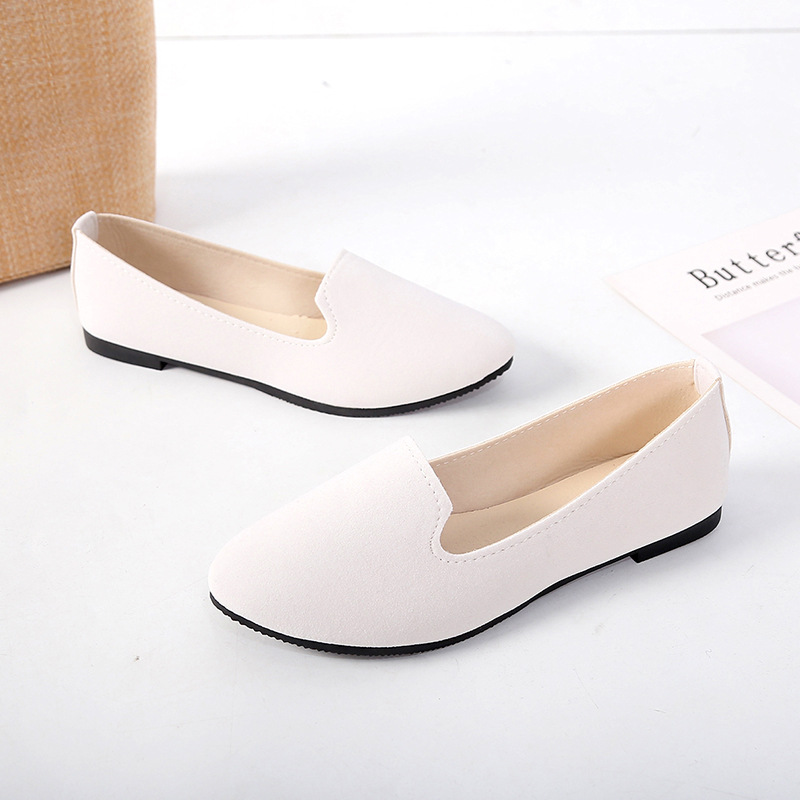 Women Fashion Flat Shoes Ladies Shoes Single Shoes, Multi-color Work Shoes, Women&apos;s Pregnant Shoes