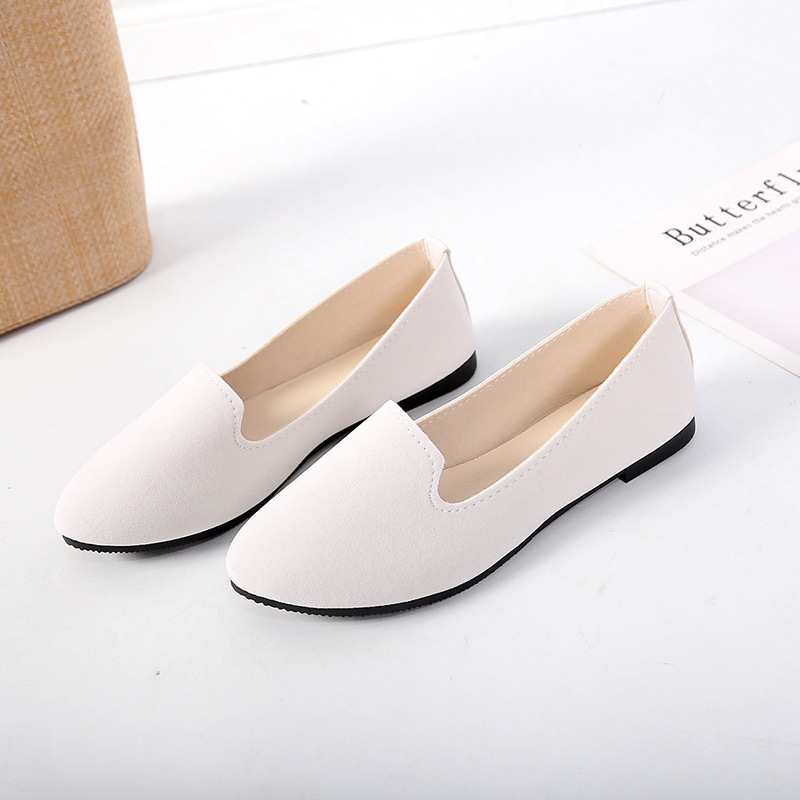 Women Fashion Flat Shoes Ladies Shoes Single Shoes, Multi-color Work Shoes, Women&apos;s Pregnant Shoes