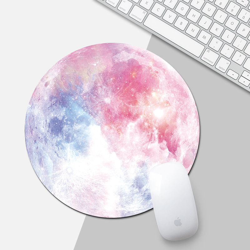 Beautiful Computer Mouse Padding Rubber thickening Cartoon round animal Penguin mouse pad 20CM
