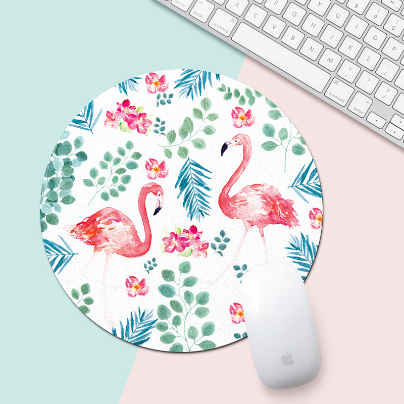 Beautiful Computer Mouse Padding Rubber thickening Cartoon round animal Penguin mouse pad 20CM