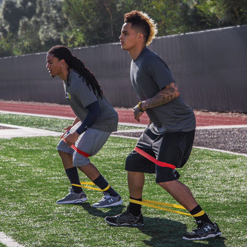 4pcs/Set Latex Resistance Bands Fitness Set Rubber Loop Bands Strength Training Elastic Bands