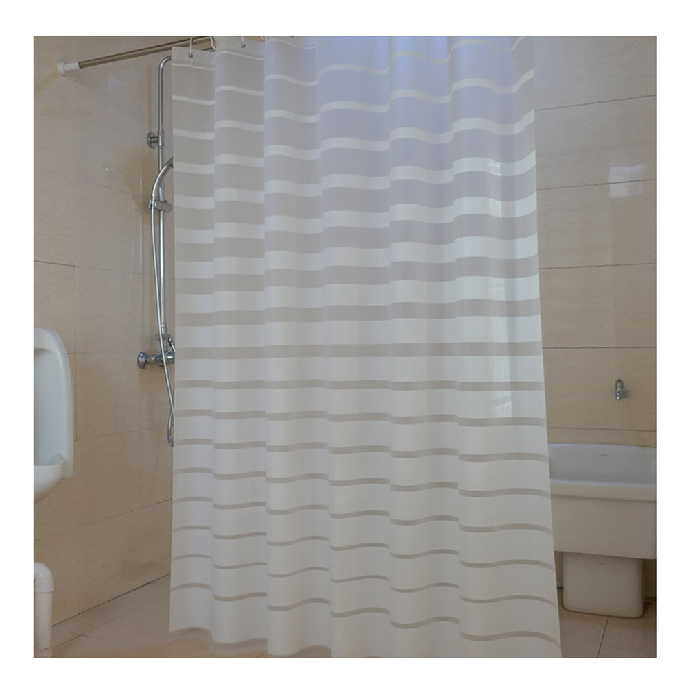 Shower Curtain Waterproof Mildew Thickened Bathroom Waterproof Curtain 1.8x2M