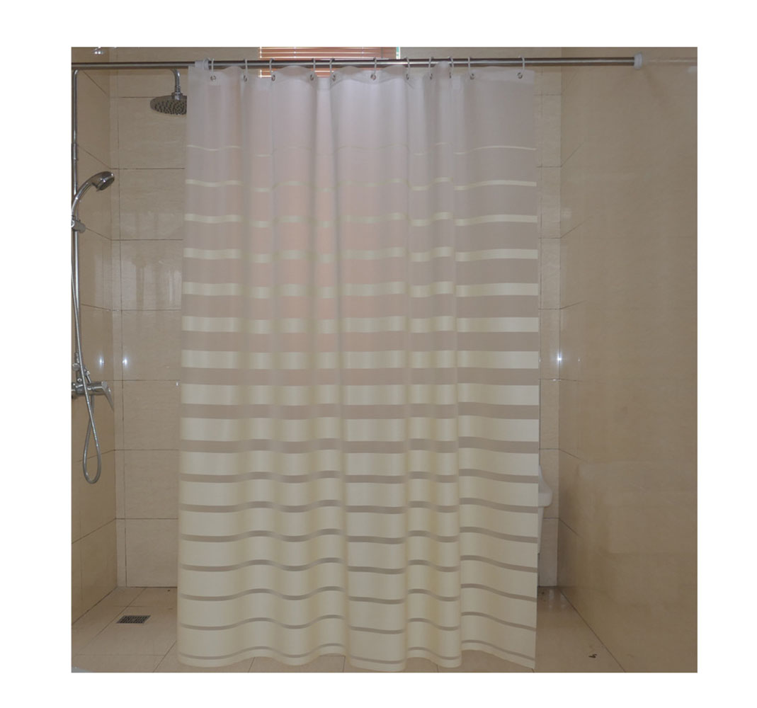 Shower Curtain Waterproof Mildew Thickened Bathroom Waterproof Curtain 1.8x2M