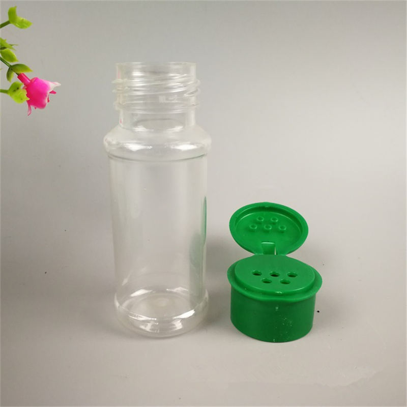 4pcs Plastic Spice Salt Pepper Shakers Seasoning Jar Can BBQ Condiment Vinegar Bottle Kitchen Cruet