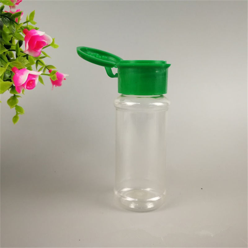 4pcs Plastic Spice Salt Pepper Shakers Seasoning Jar Can BBQ Condiment Vinegar Bottle Kitchen Cruet